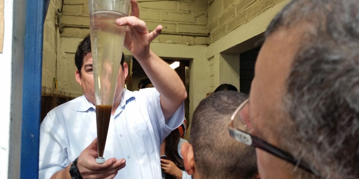 Технологія біофлокуляції Рівень біофлоку вимірюється із допомогою седиментаційних конусів