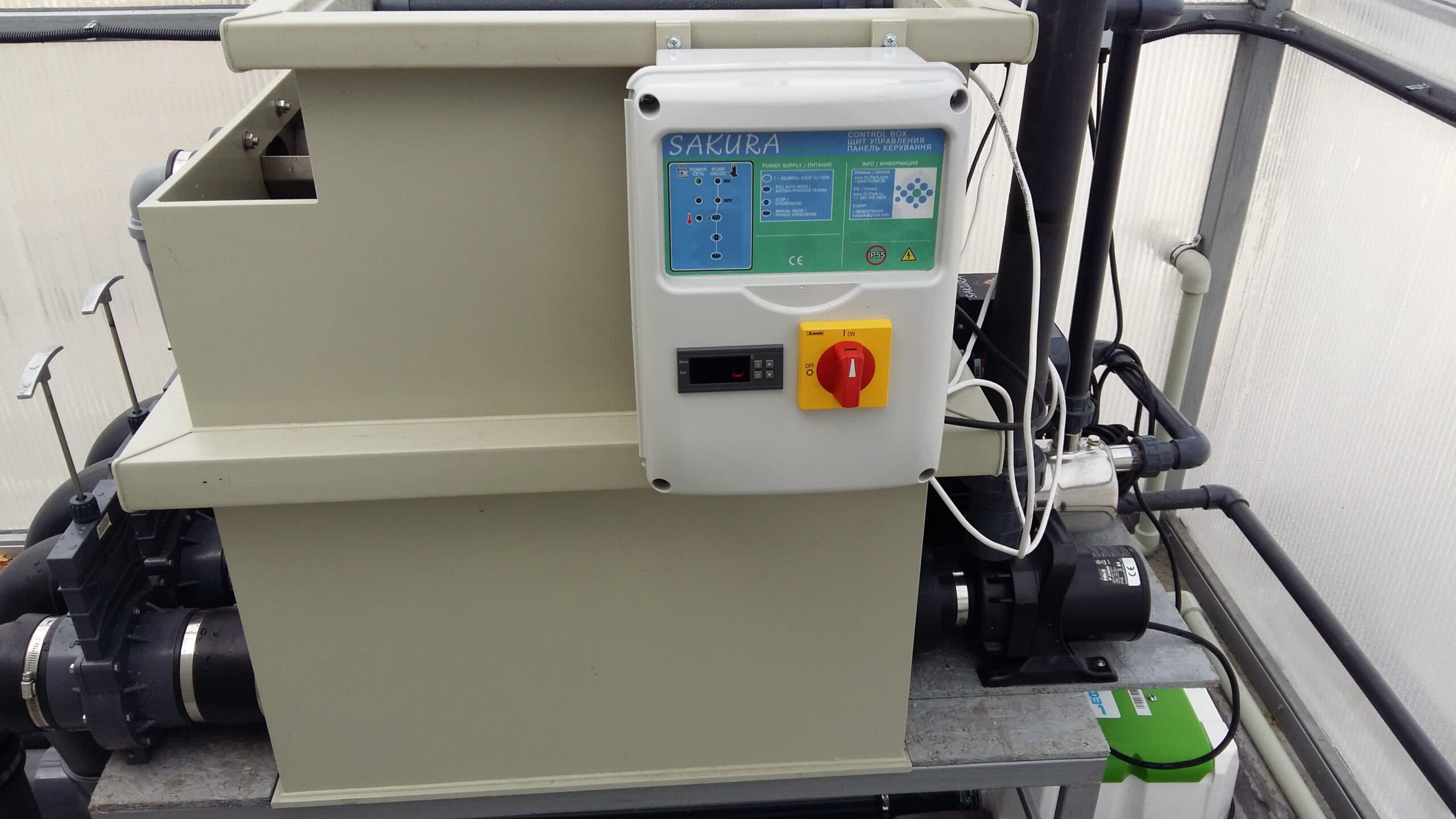 Барабанний фільтр Sakura Ecodrum 50 вид збоку