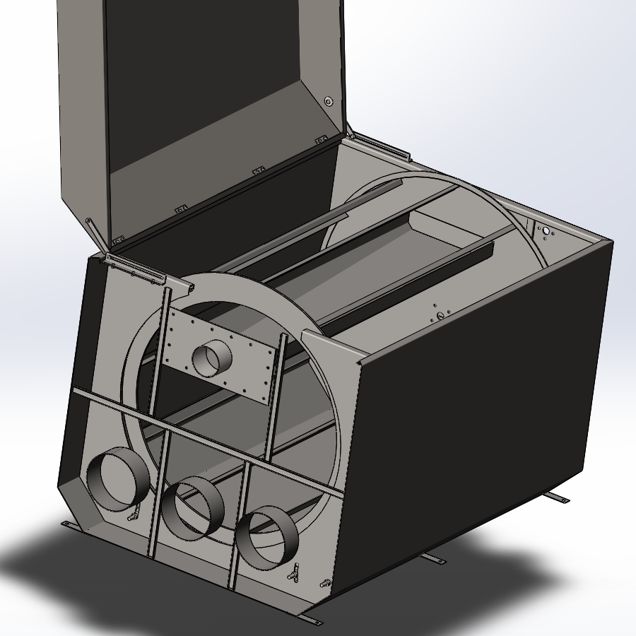 Барабанный фильтр для механической очистки воды